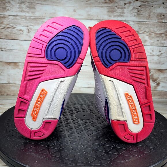 Jordan Kids Sneakers Pink and Blue - Picture 7 of 10